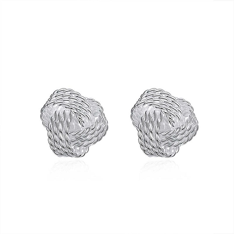 Ensembles de bijoux avec noeud d`amour en argent 
sterling s 925