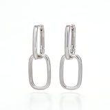 Boucles Huggie hoop en argent