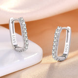 2,40 cts.tw Boucles d`oreilles pendantes a maillons trombone
avec topaze en or sur argent sterlingue